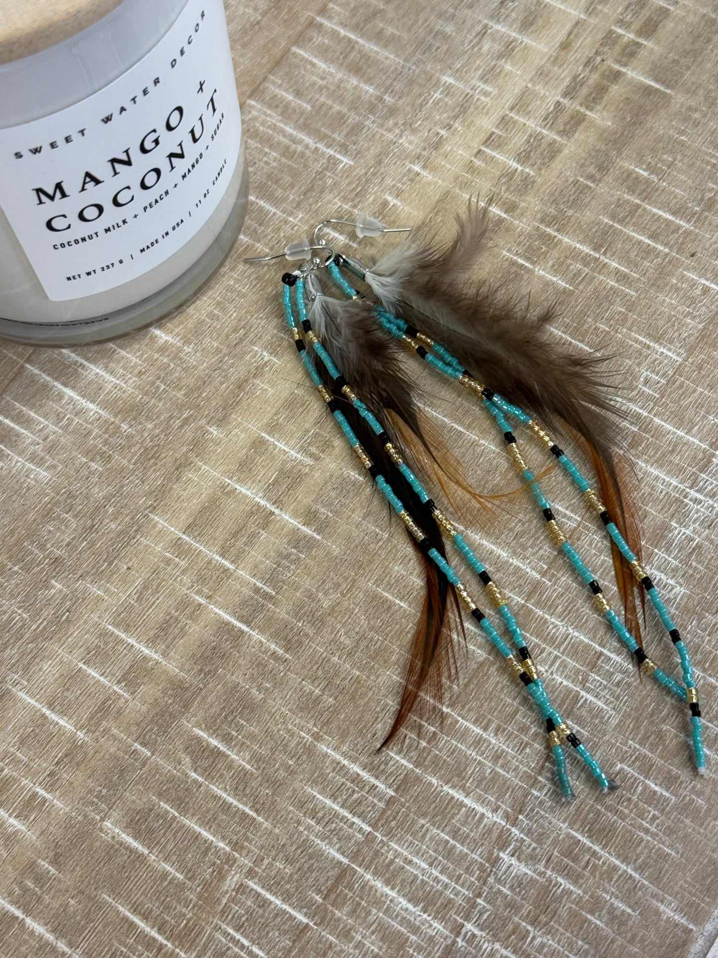 Long boho earrings